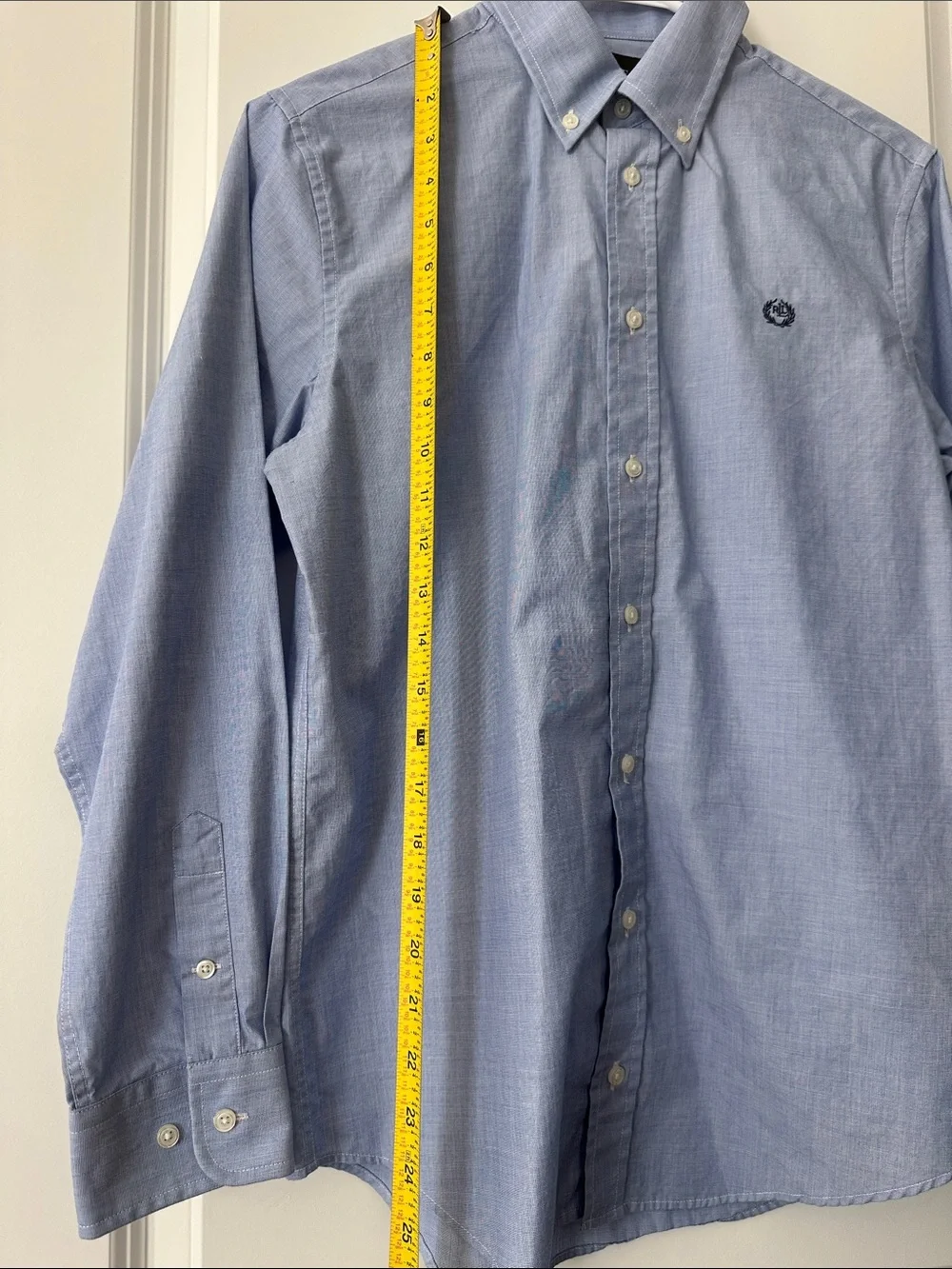 Blue Ralph Lauren Button Down Shirt, Size 18.